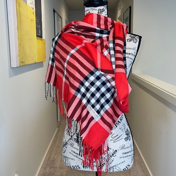 Pashmina scarf checks - Picture 1 of 7